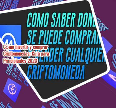 Como vender y comprar criptomonedas